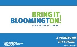 Bring it on Bloomington Vision and Values Cover